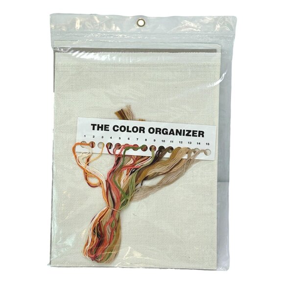 Simplicity Puppies Needlepoint Kit Amber Muffin Counted Cross Dog Vintage New - Picture 2 of 4